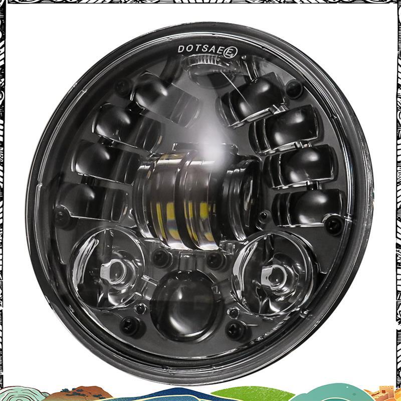 Đa Năng 5.75 Inch Đèn Pha LED 5 3 / 4 Inch LED DRL Hi / Lo 36W Chùm Xe Máy Bật Đèn Pha Chạy Ban Ngày