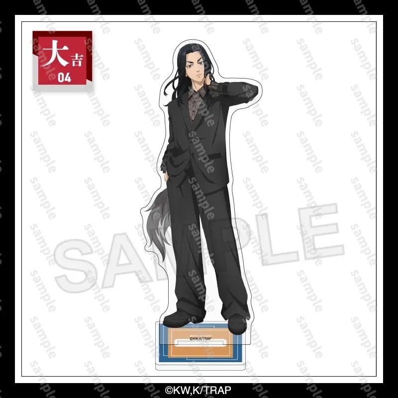 Standee anime Tokyo Revengers mô hình mica Baji Keisuke trang trí bàn học quà tặng fan anime manga d