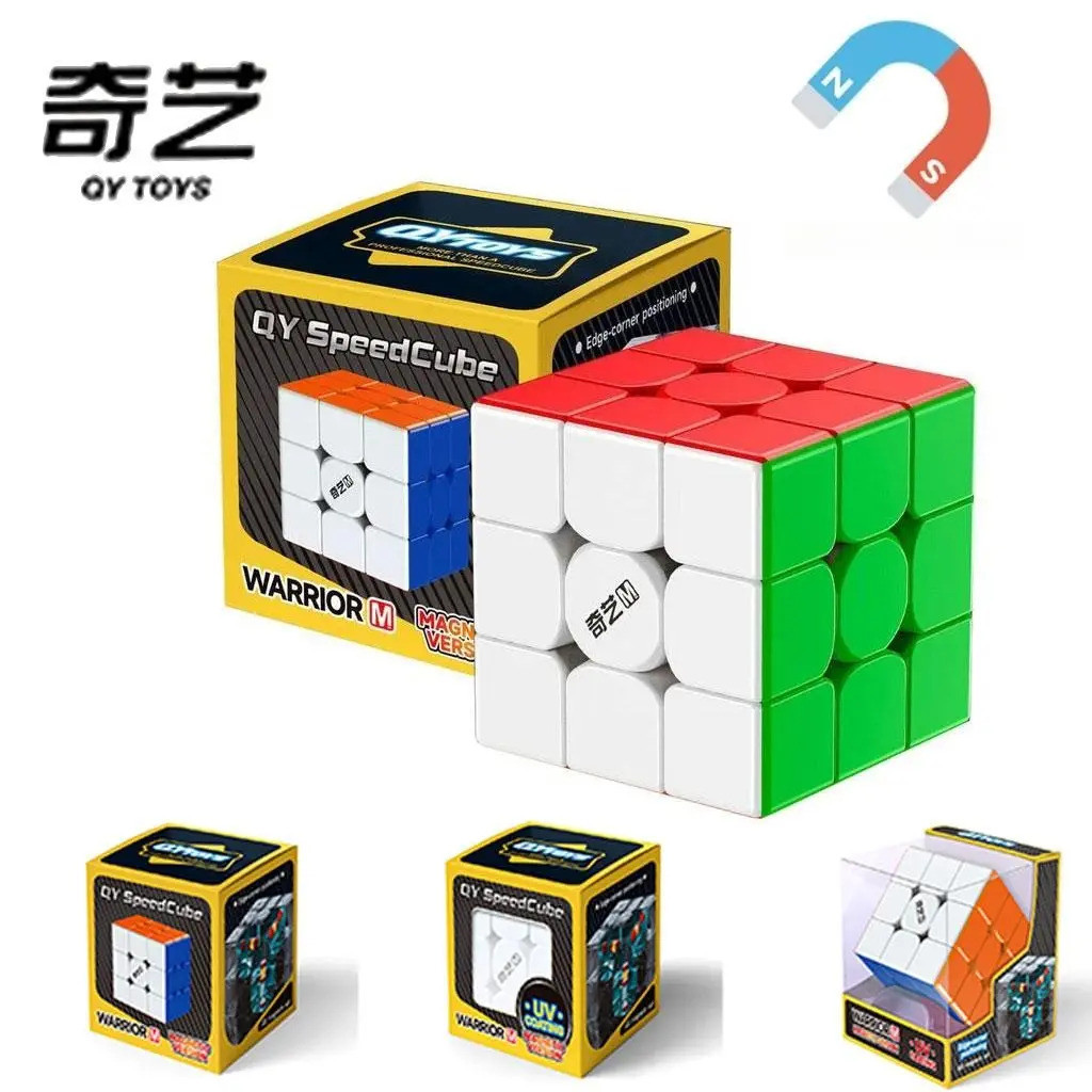 Cao cấp QiYi Warrior M 3x3 Cube UltraSmooth HighPrecision Speed Cube Chuyên nghiệp Cấp Warrior M UVC