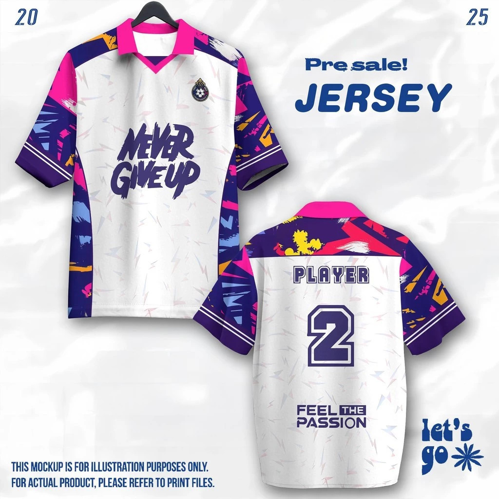 Áo bóng đá Futsal Custom Name & Number Custom Design - Áo thun nam