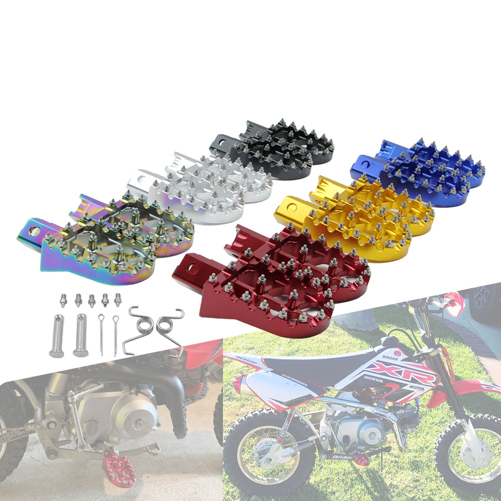 Chân Xe Máy Chốt Đa Năng CNC Footpeg Cho CRF XR CR 50 70 80 85 100 110cc M2R SDG DHZ SSR Tao Tao DB-