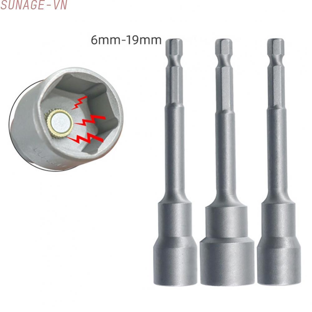【SUNAGE】High Quality Socket Wrench Adapter Extension Sleeve Hexagon Magnetic Nut 1pc【HOT Fashion】