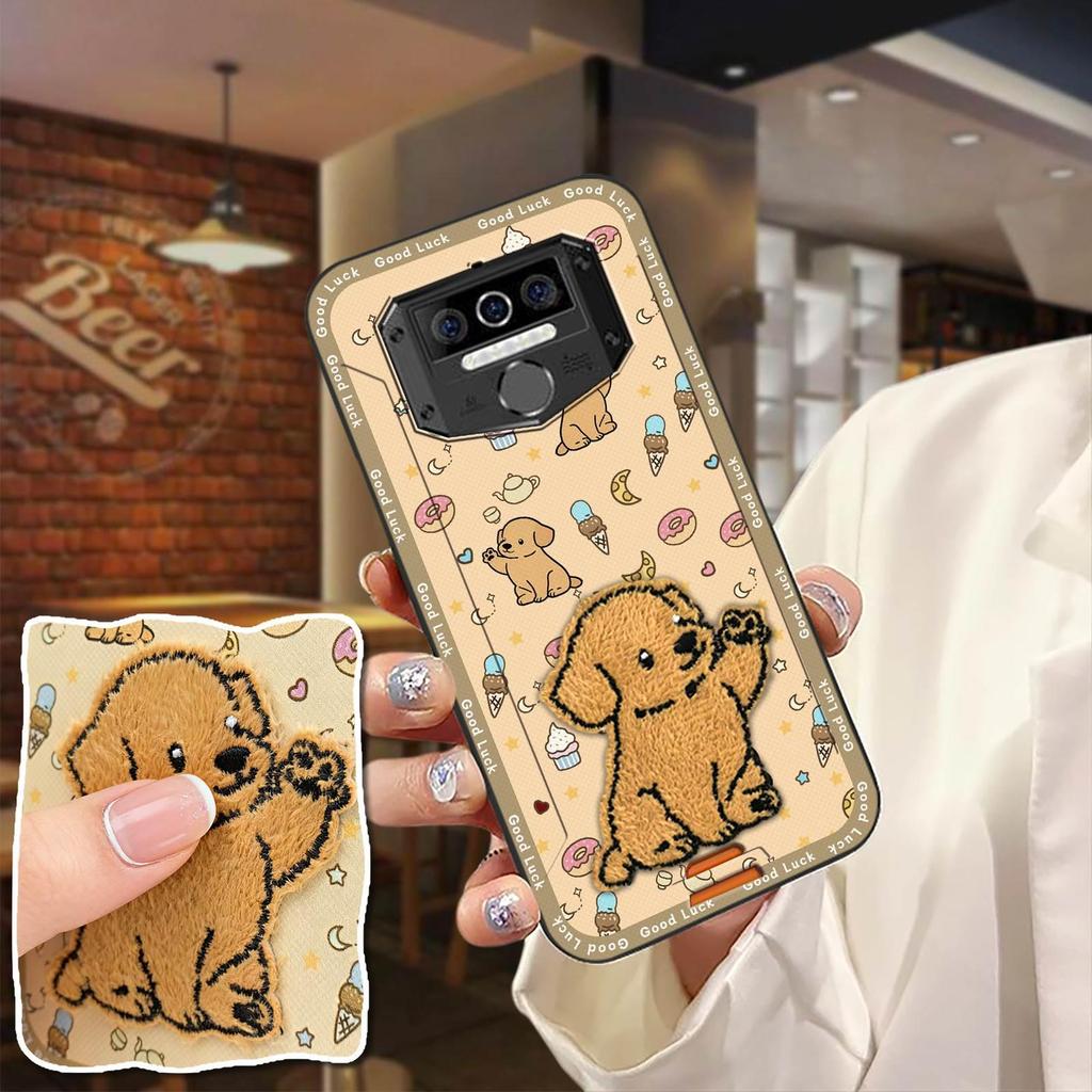 Ốp Điện Thoại Sang Trọng ba Chiều Cho Oukitel WP5 / WP5 Pro Vải Miếng Dán TPU Chống Sốc Thiết Kế Thờ