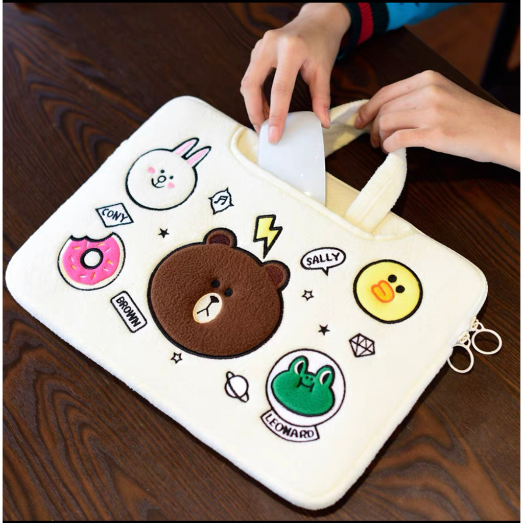 Túi đựng Laptop 47cm Nữ Di động 2024 Phong cách mới Thích hợp cho Apple macbookair13.3 Lenovo Shin-Chan pro15: 6 Huawei Asus Choice 3 / 4mac16 Túi lót dễ thương