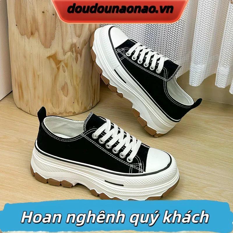 Mistery Giày Thể Thao Nữ đế Cao Thời Trang đế Dày Giày Canvas MIS-1234