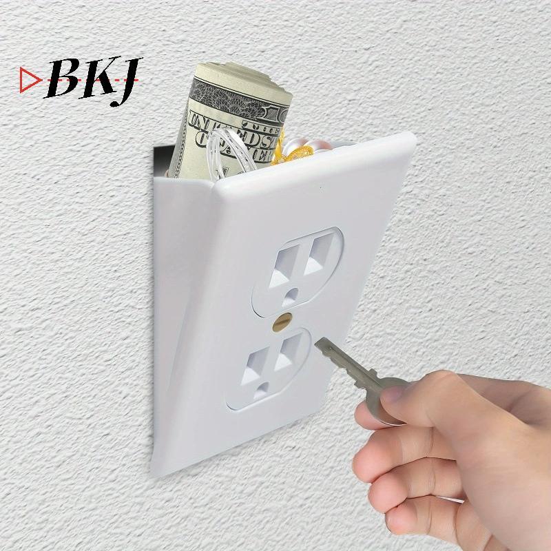 [KJ] Hộp đựng ổ cắm tường ẩn đựng đồ trang sức, tiền mặt và các vật dụng nhỏ [Mới]