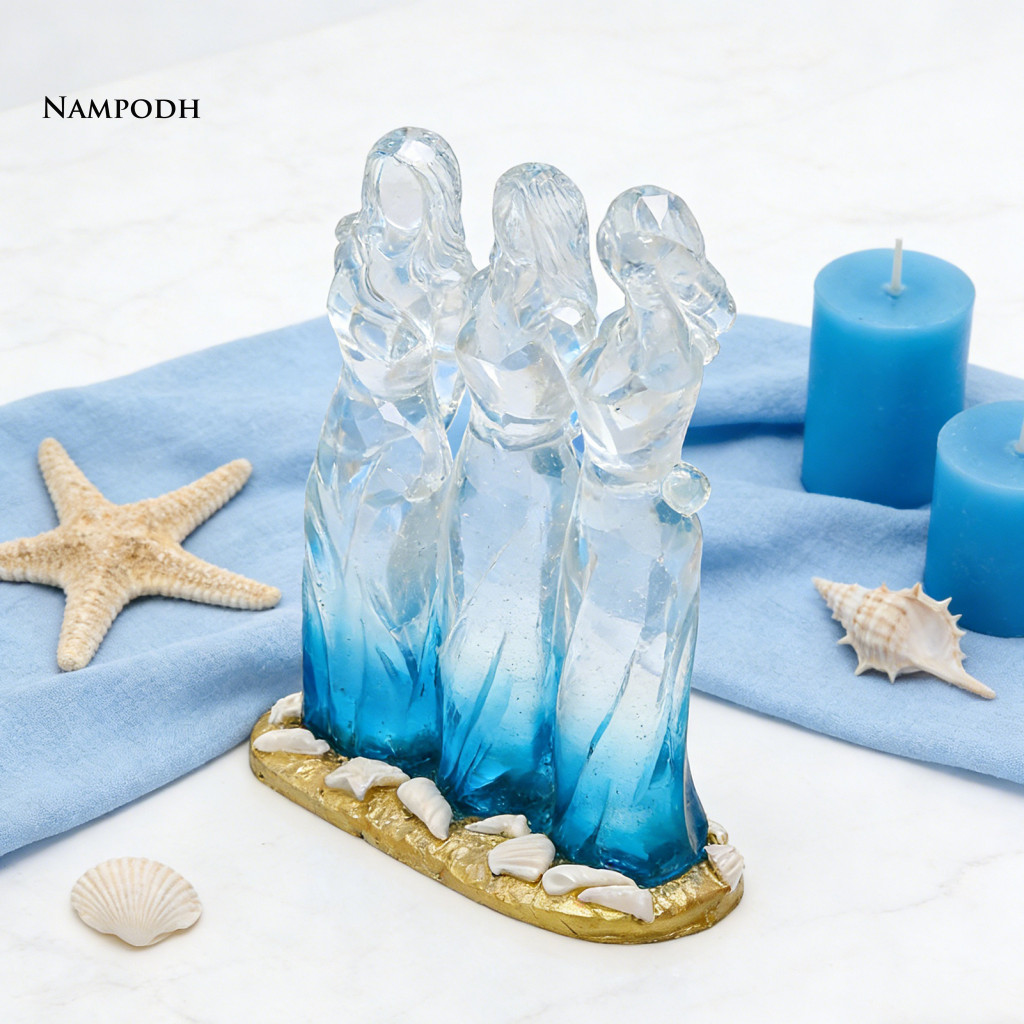 Roeaceh Tình Bạn Tượng Ý Nghĩa Tình Bạn Lưu Niệm Phong Cách Thủy Tinh Biển Chị Em Tượng Điêu Khắc Nh