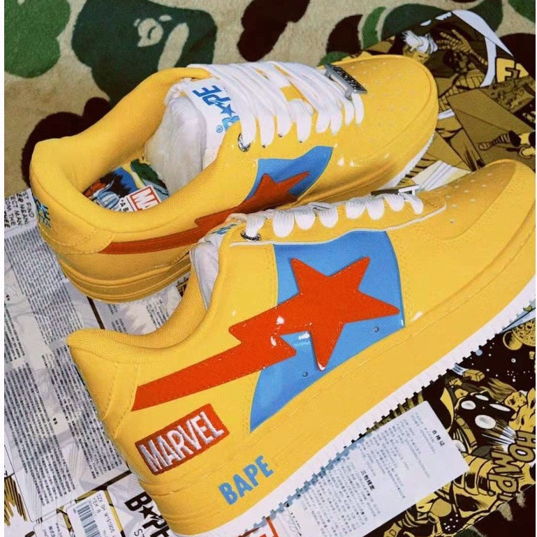 A Bathing Ape (BAPE) BAPE STA Giày thể thao hợp thời trang unisex ARCR