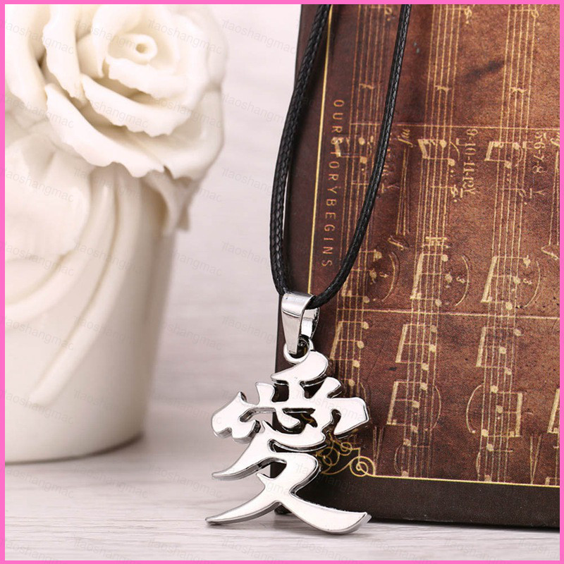 Vòng cổ Naruto hình Sasuke và Itachi với kunai - Phong cách anime
