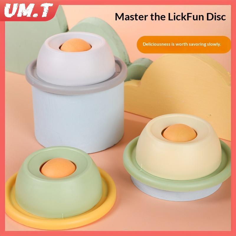 UM.T Pet Li Mat Sữa Chua Liing Tấm Ăn Chậm Cho Chó Mèo - Bát Ốc Tương Tác Thúc Đẩy Sức Khỏe Nha Khoa