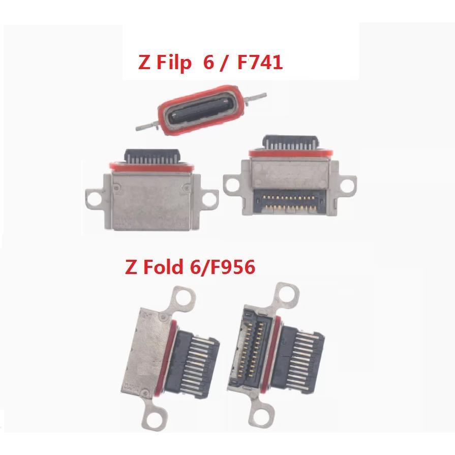 2X Sạc USB Cổng Sạc Dock Cổng Kết Nối Cho Samsung Galaxy Z Flip 6 Z Fold6 F956 Flip6 F741