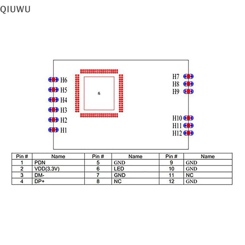 Mô-đun WiFiI thông minh QIUWU RTL8812AU BL-R8812AF1 Băng tần kép 1200M + Mô-đun WiFiI thông minh AC 