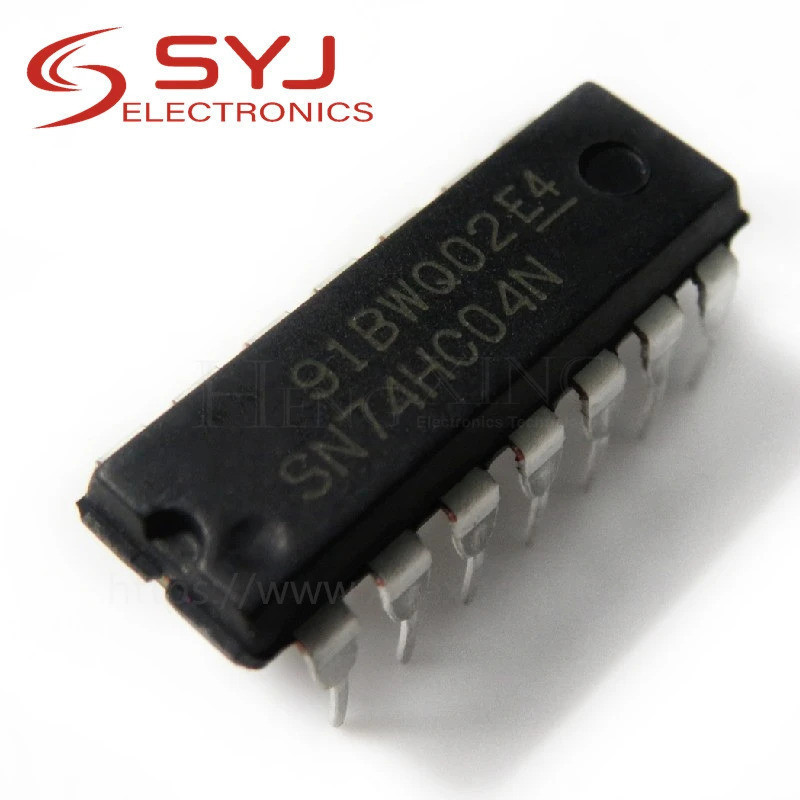 100 Cái / lốc SN74HC04N DIP14 SN74HC04 DIP 74HC04N DIP-14 74HC04 Mới Chính Hãng Còn Hàng