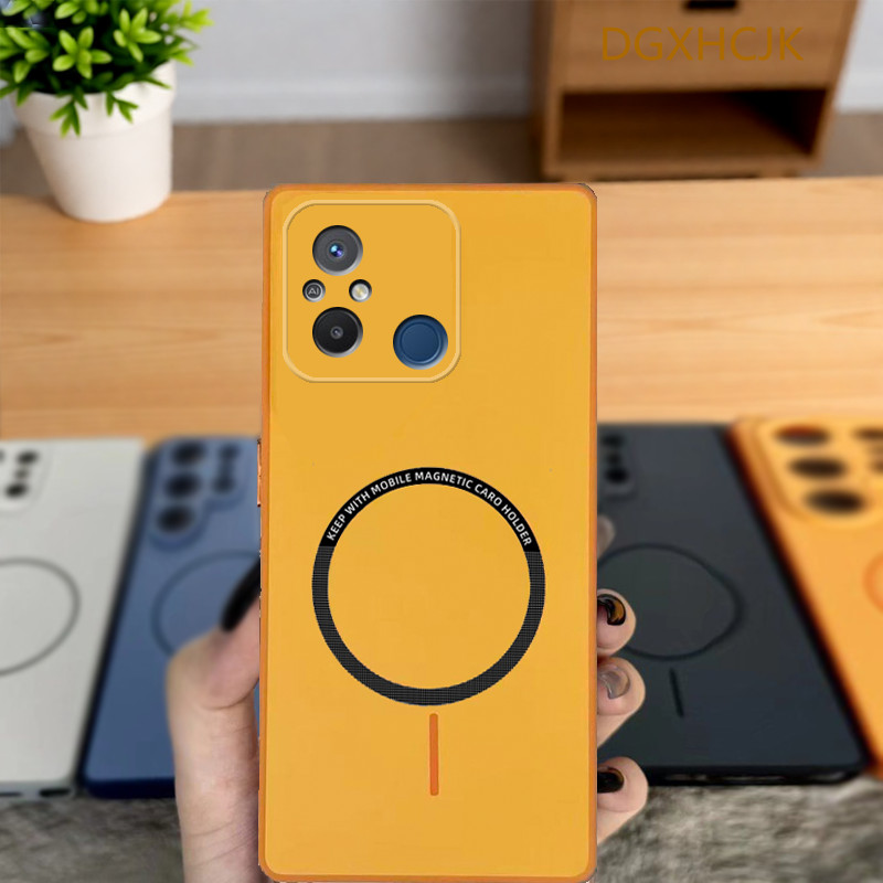 Dành Cho Xiaomi Redmi 12C Ốp Lưng Redmi 12C Ốp lưng Redmi 12C Redmi 12C Ốp Lưng Silicon Cứng Từ Tính