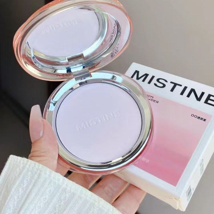 Mistine Mistine Mistine 4K Bột ép màu tím Loose Powder Trang điểm Bột lỏng lẻo Kiểm soát dầu lâu trô