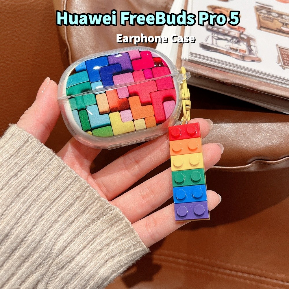 Dành Cho Huawei FreeBuds Pro 5 Ốp Lưng Silicon Mềm Vỏ Tai Nghe DIY Họa Tiết Hoa
