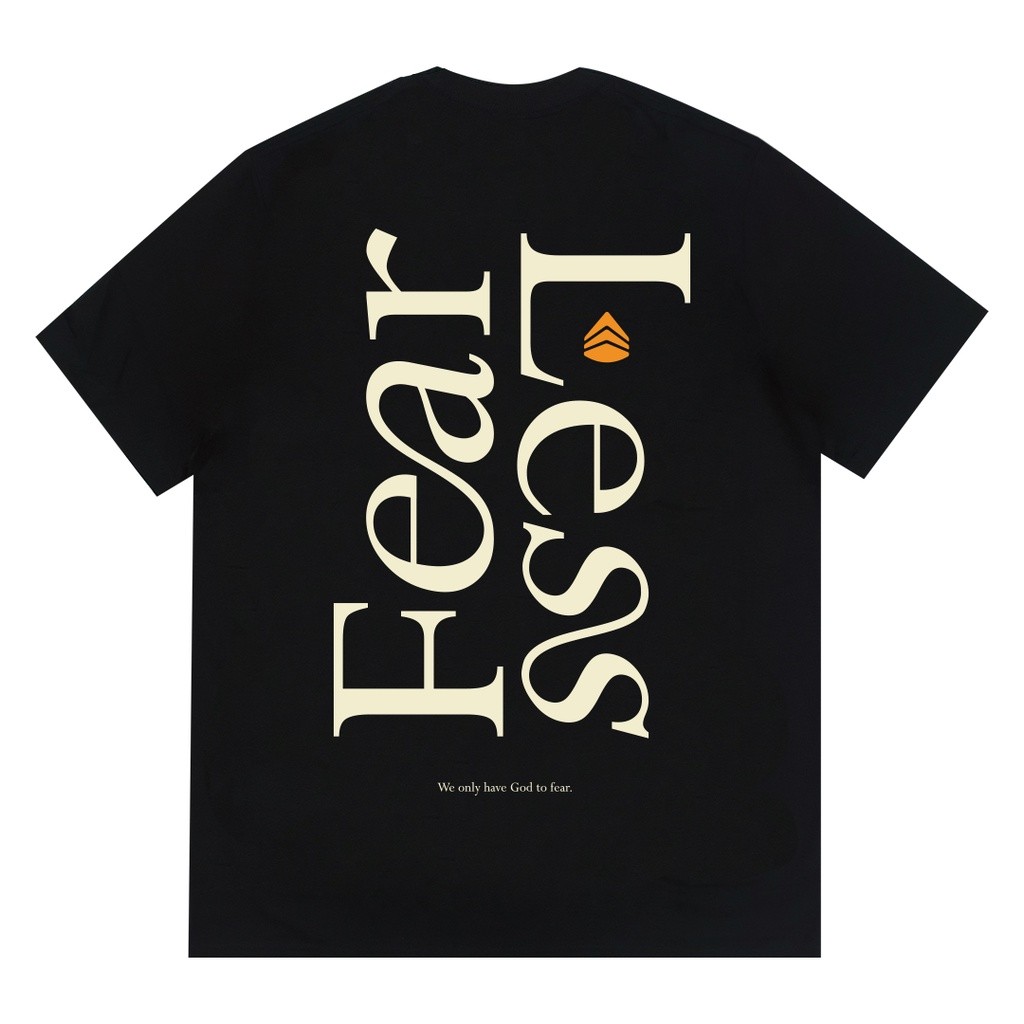 Predecessors Taf Teefearless Tshirt Baju Kaos Distro Pria Laki Hitam