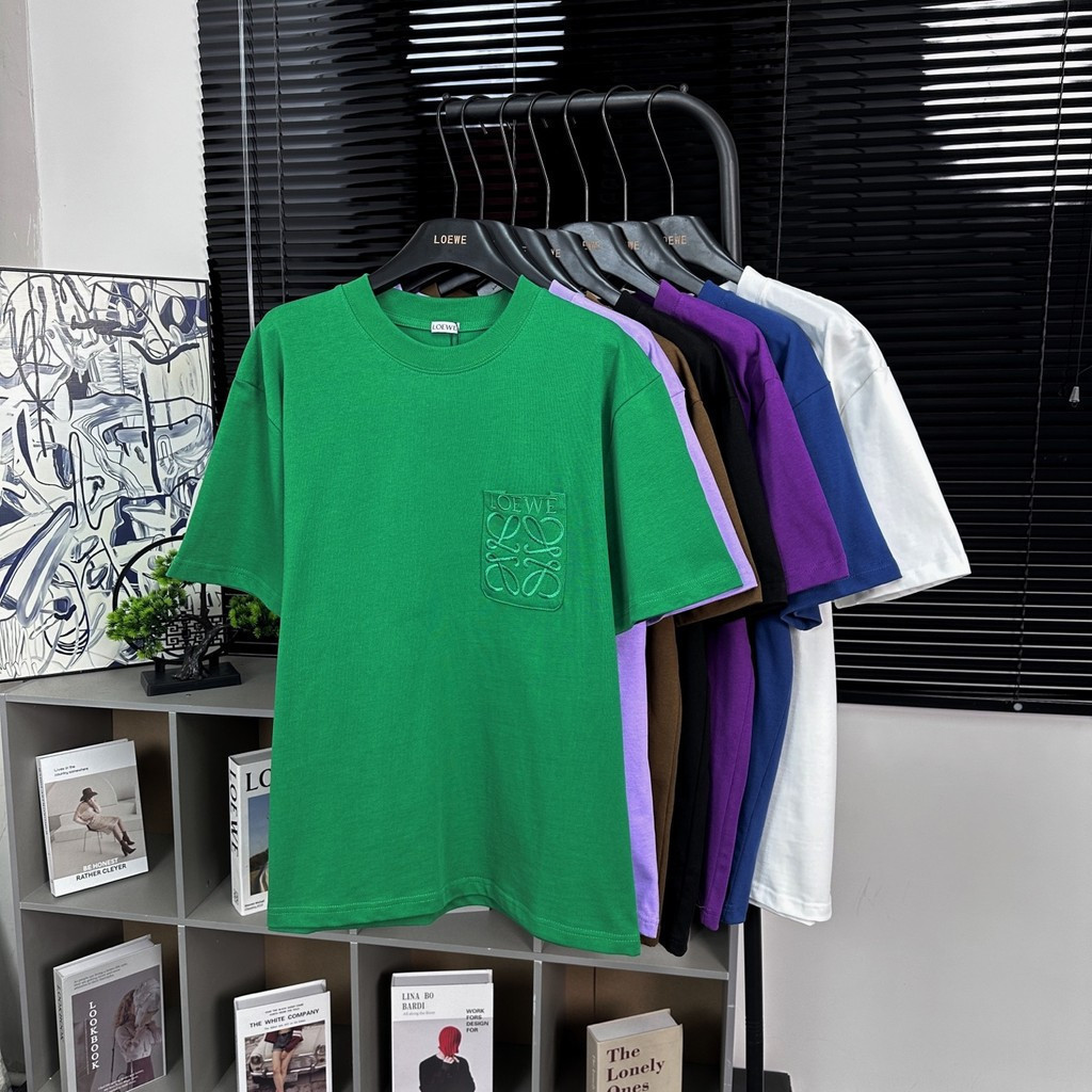 Áo Thun Cao Cấp Phù Hợp Nam Nữ, Thiết Kế Thoáng Khí Có In Hình - Style Nhật Bản từ Loewe