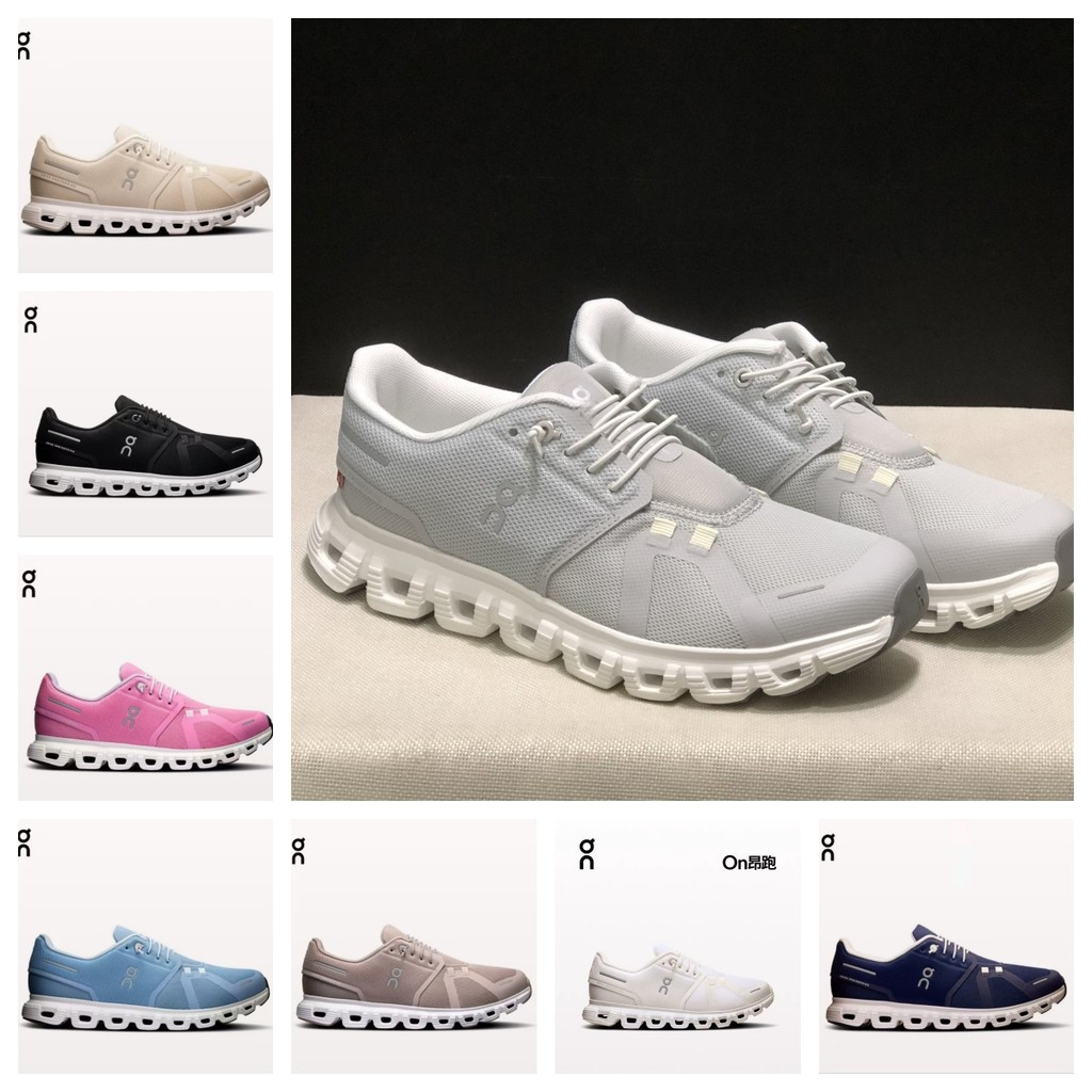 On Running On Cloud 6 Cloud6 Giày chạy bộ nam nữ Giày thể thao Unisex Cặp đôi Đệm nhẹ, thoáng khí mớ