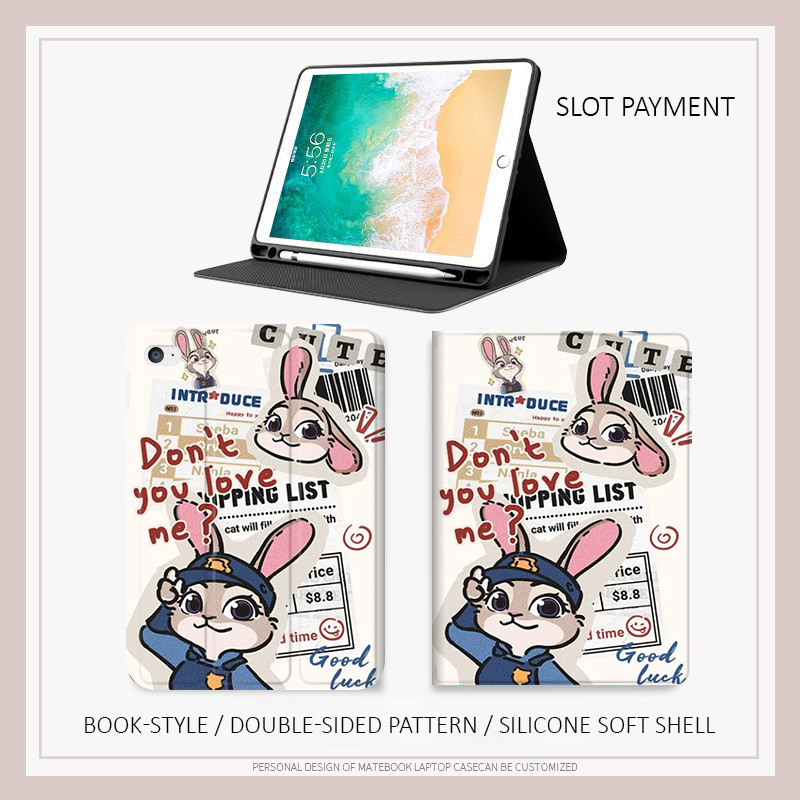 Ốp lưng Zootopia Judy cho ipad a16 gen 11 Air M3 M5 Air 4/5/6 Air 7 10.2 Gen 7/8/9 Gen10 ốp ipad M3