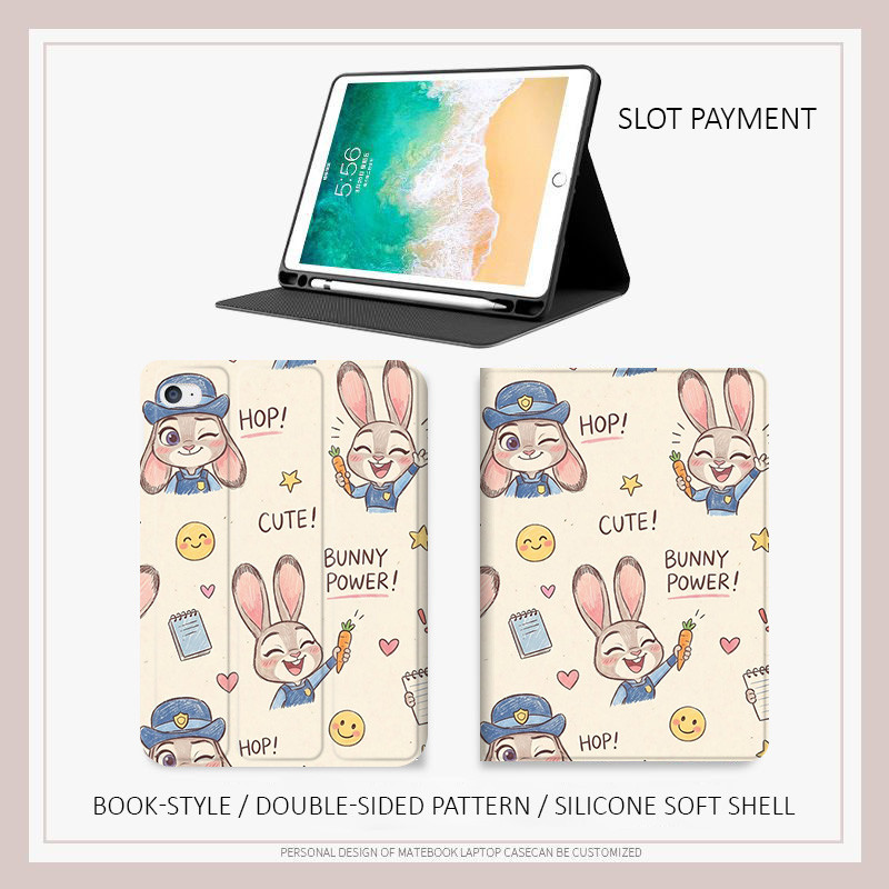 Ốp lưng Zootopia Police Officer Judy cho ipad a16 gen 11 Air M3 M5 Air 4/5/6 Air 7 10.2 Gen 7/8/9 Ge