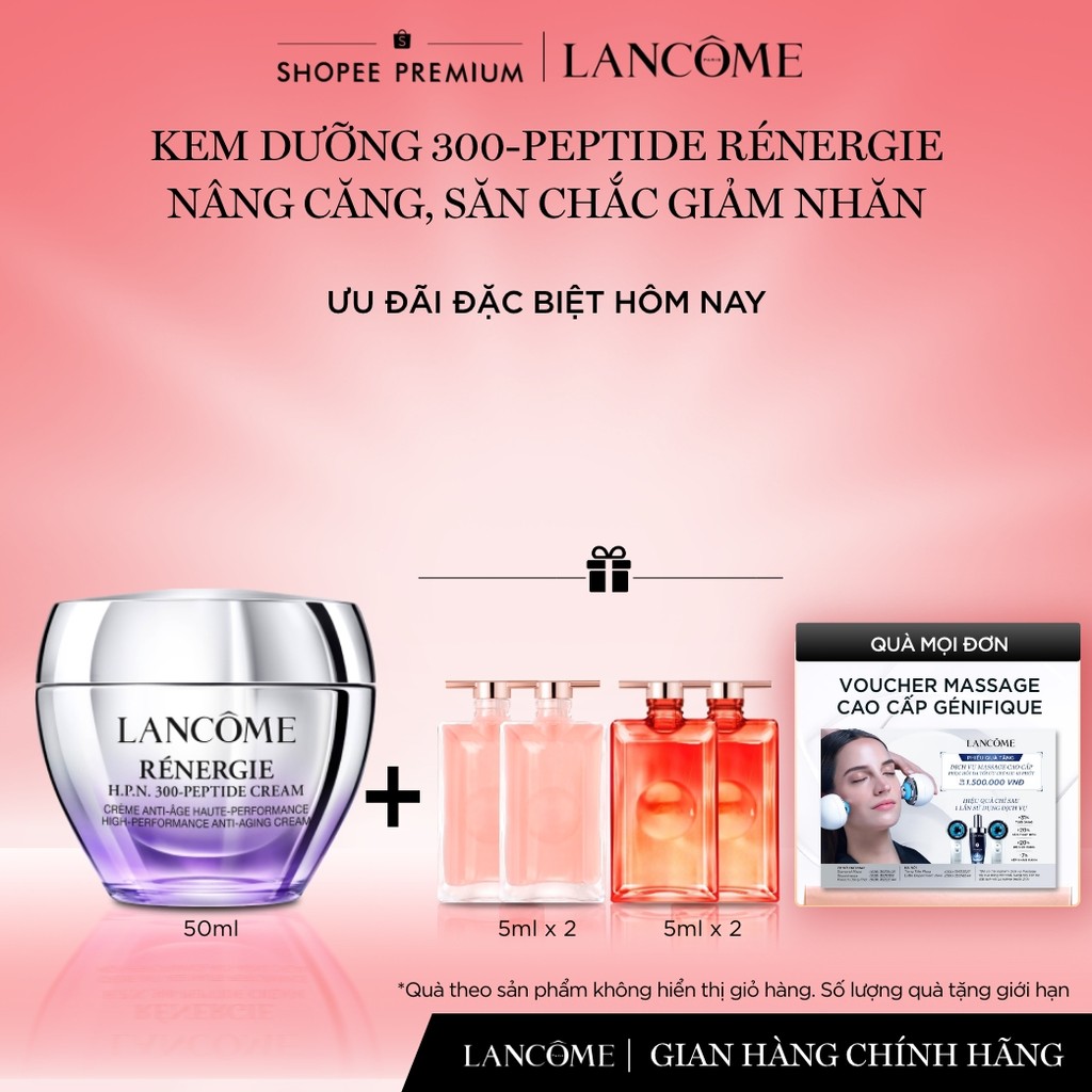 [KOL] Kem Dưỡng Lancome 300-Peptide Rénergie Chống Lão Hoá & Nâng Căng, Săn Chắc 50ml