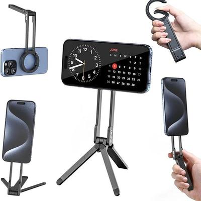 Fonken Giá đỡ điện thoại di động có thể gập lại Giá đỡ hợp kim Giá đỡ chân máy từ tính Tay cầm điện thoại