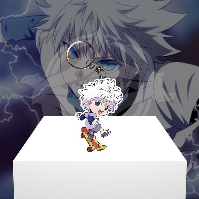 Gantungan Kunci Anime Hunter X Hunter - Killua - Ganci Akrilik - Keychain Acrylic - Killua 1, Gantun