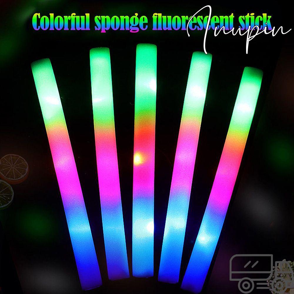 INUPIN 1 / 5 Chiếc Gậy Phát Sáng Phát Sáng Phát Sáng Trong Bóng Tối Sự Kiện Cổ Vũ Ống