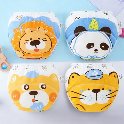 Tã vải cho bé Chống thấm nước chống rò rỉ Quần tập gạc Cotton tái sử dụng