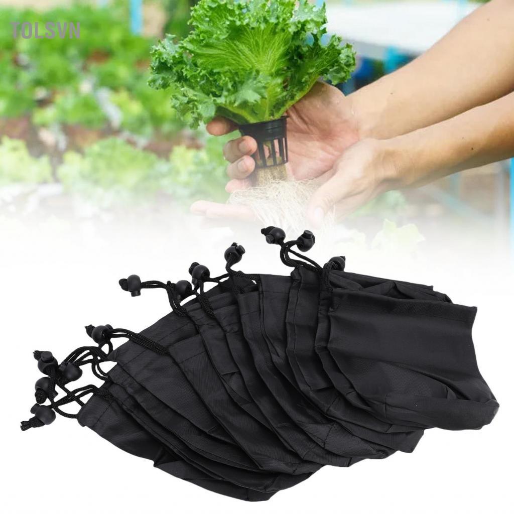 tolsvn 12 Cái Túi Thủy Canh Mất Điện Miệng Rộng Mason Lọ Túi Để Trồng Đục