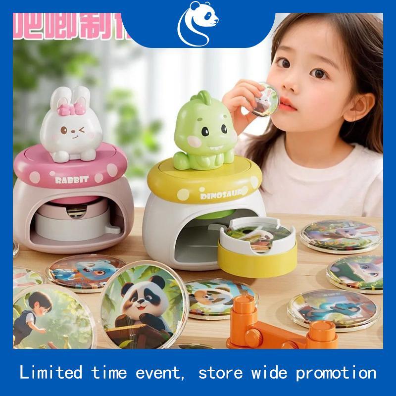 Máy Làm Huy Hiệu Thủ Công DIY Cho Bé – Đồ Chơi Sáng Tạo Tự Làm Huy Hiệu Handmade Dễ Thương