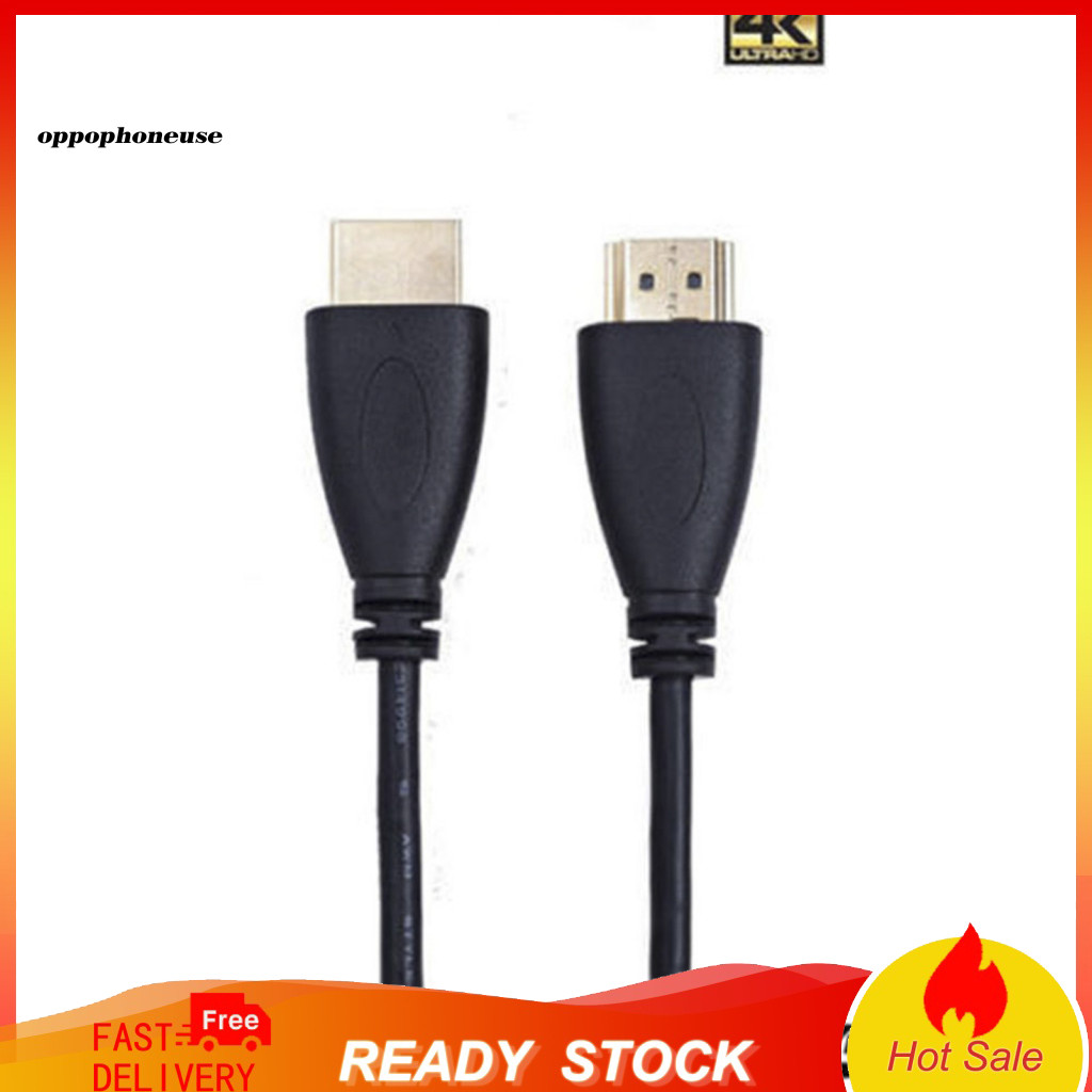 [Còn hàng] Dây cáp tương thích HDMI tốc độ cao 1m V14 1080P Nam sang Nam cho máy chiếu LCD TV có độ 