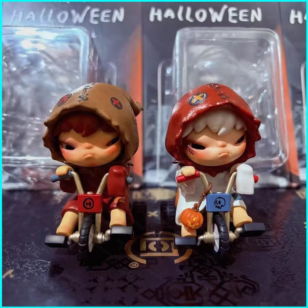 HT2 POP MART Hirono Halloween Series Sáng Tạo Dễ Thương Nhân Vật Hành Động Mù Hộp Để Bàn Trang Trí T