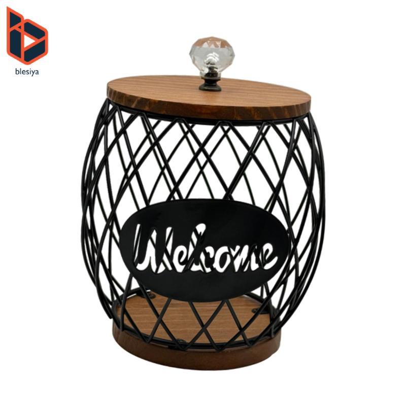 Blesiya Coffee Pod Holder Organizer Coffee Capsule Lồng Counter Decor Coffee Pod Basket