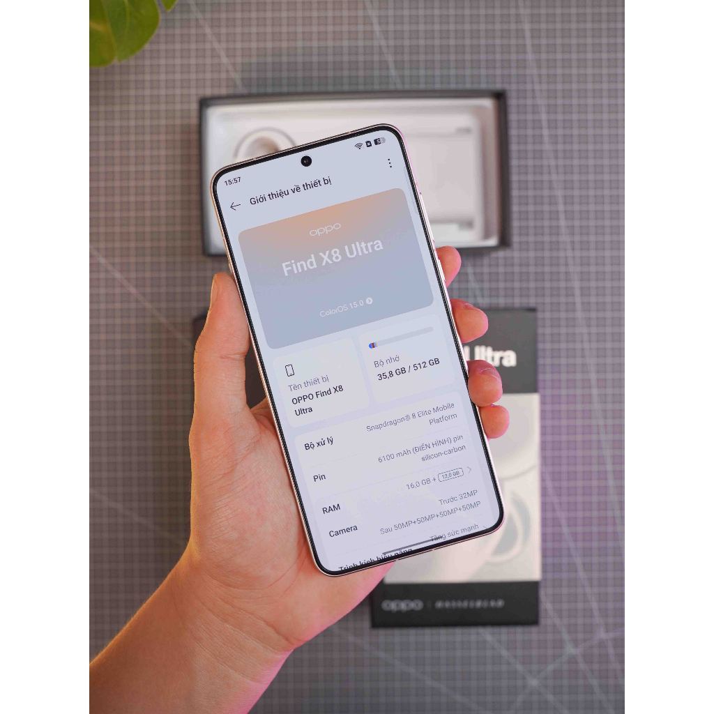Điện Thoại OPPO Find X8 Ultra, Chip Snapdragon 8 Elite, Pin 6100 mAh, Ram 12/256GB. SonPixel | BigBuy360 - bigbuy360.vn