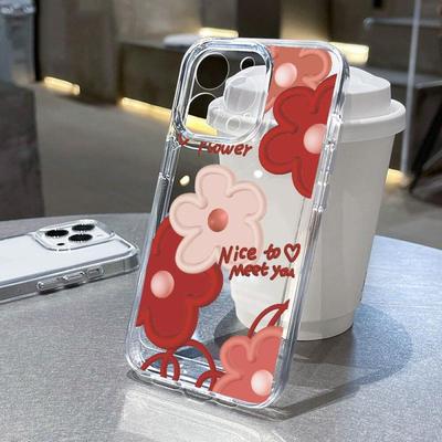 Ốp Điện Thoại Suntaiho Tranh Sơn Dầu Hoa Trong Suốt Mềm Cao Cấp Chống Sốc Cho iPhone 11 12 13 14 15 16 17 Pro Max IP 7 8 Plus Iphon X XS XR Xs Max