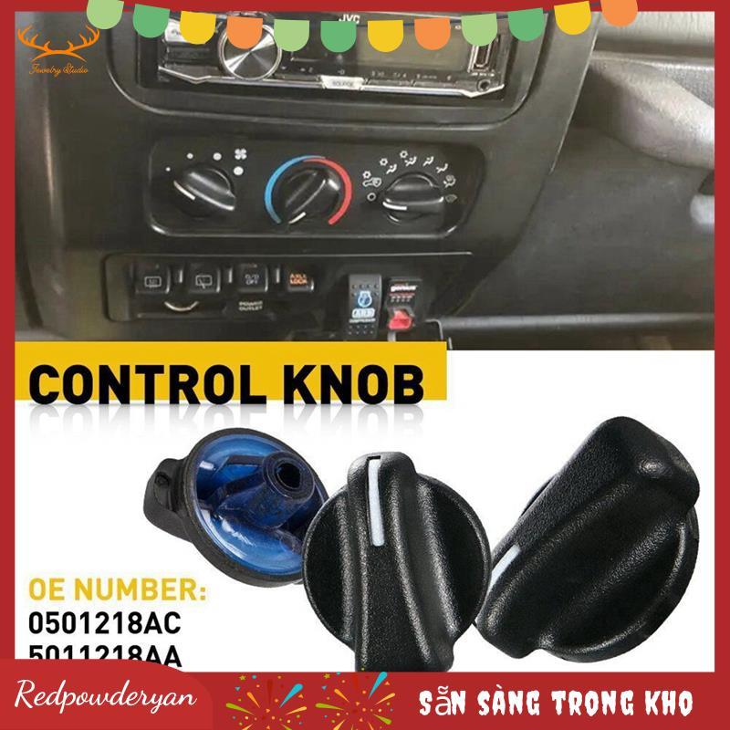 [Hàng có sẵn] 3 Vỏ mặt số núm sưởi A / C ô tô cho 1999-2005 1EJ51BD1AA