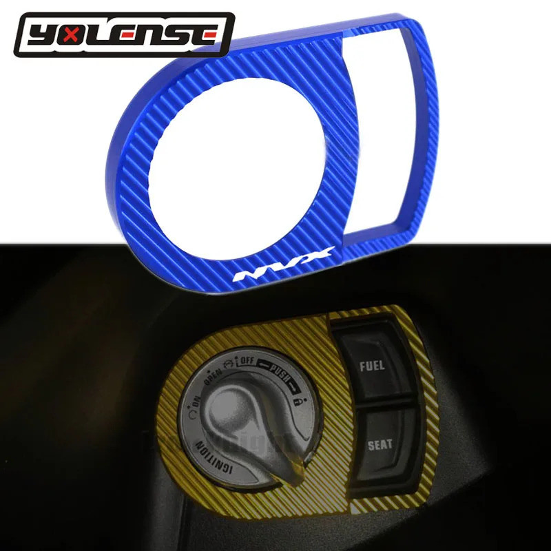 Phụ Kiện Xe Máy CNC Nhôm GHẾ KHÓA BÌA NẮP CHO YAMAHA AEROX155 AEROX 155 2015 - 2018 2016 2017 LOGO