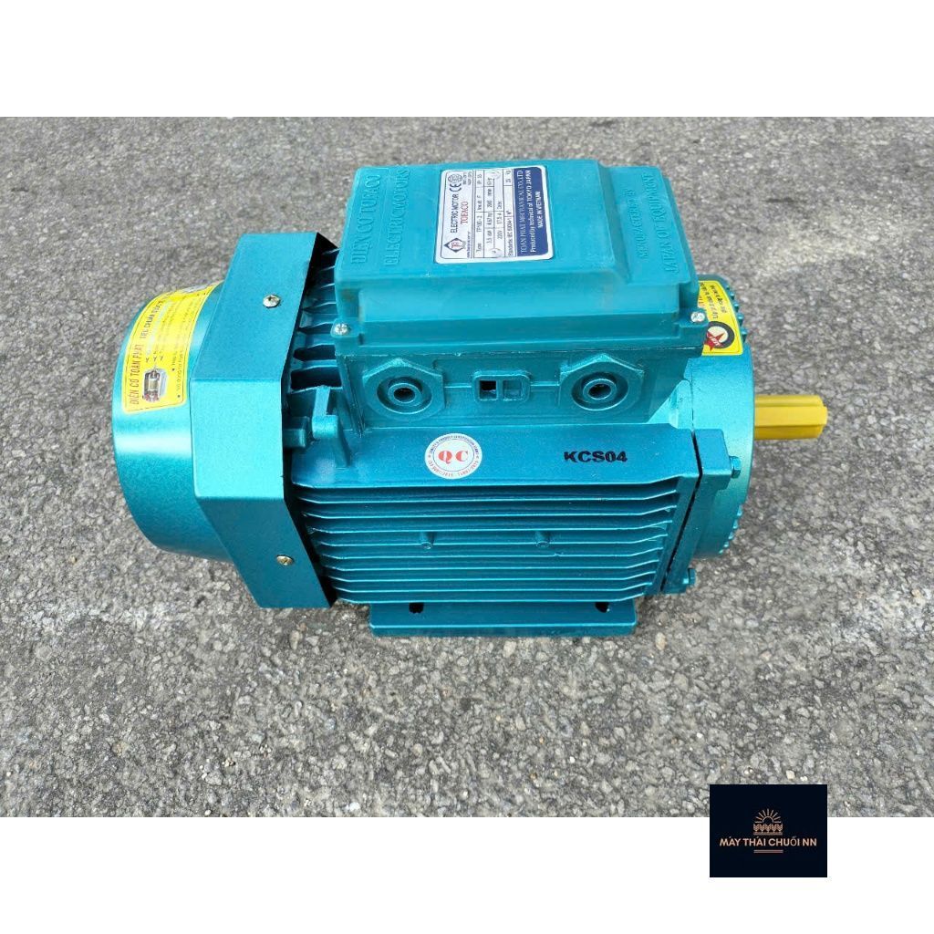 Motor điện TOFACO 1 Pha 220V 3.5KW( 5hp) tua nhanh 2900v/p dây đồng Hàn Quốc
