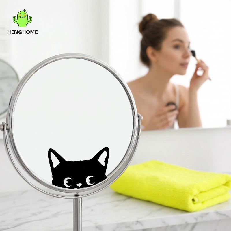 HENGHOME Cat Peeker Decal, Decal Car, Cat Peeker Stier, nk Button, Vinyl Decal, Car Stiers, Vinyl St