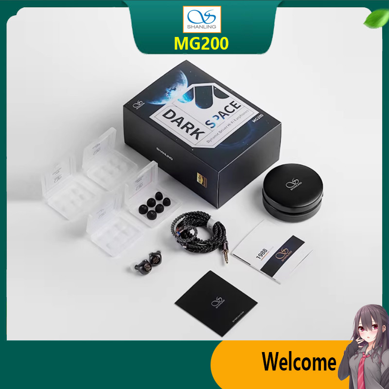 Tai nghe nhét tai SHANLING MG200 Trình điều khiển năng động mở HiFi Hi-Res Tai nghe âm thanh tổng hợ