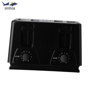 4 lát Máy nướng bánh mì đa chức năng Bảng điều khiển độc lập đôi tự động có thể điều chỉnh cho bánh quế Sandwich Bagels