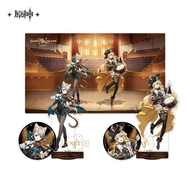 [Official] Genshin Impact Official Merch miHoYo Original WJZM Theme Series Badge Acrylic Stand Mouse