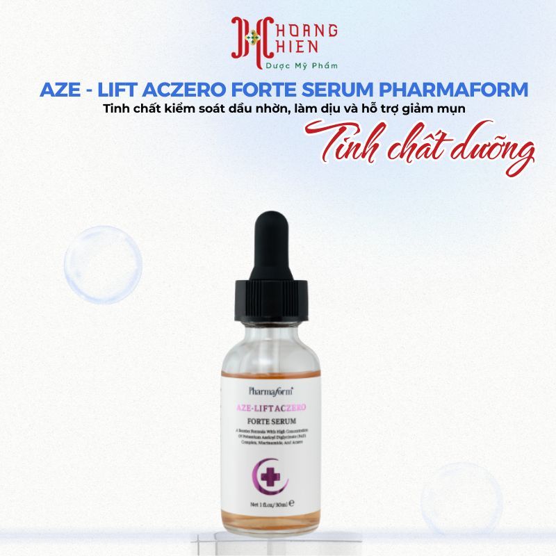 [cty] Aze - Lift Aczero Forte Serum Pharmaform- Tinh chất kiểm soát dầu nhờn, làm dịu và hỗ trợ giảm
