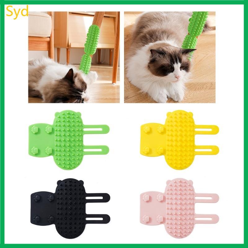 Syd Pet Corner Tự Groomer Góc Tường Bàn Chải Chải Lông Mèo Xước Dụng Cụ Massage Trầy Xước Làm Dịu