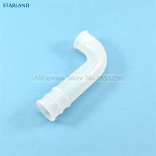 Trắng L Ống Silicon Lắp Ống Cho Ăn Dài Cho MK Mềm Máy Làm Kem Phụ Kiện Thay Thế Chiều Dài 125MM