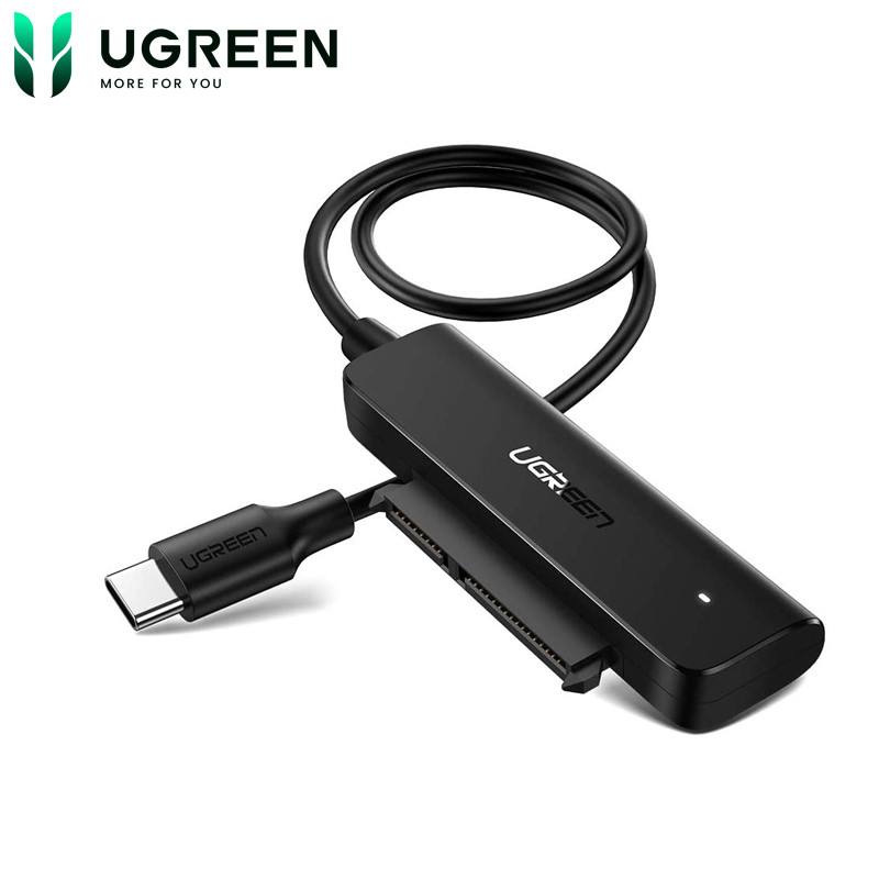 Cáp Chuyển USB C Sang SATA III Ugreen 70610 CM321, Hỗ trợ ổ cứng 6TB 2.5 inch HDD SSD