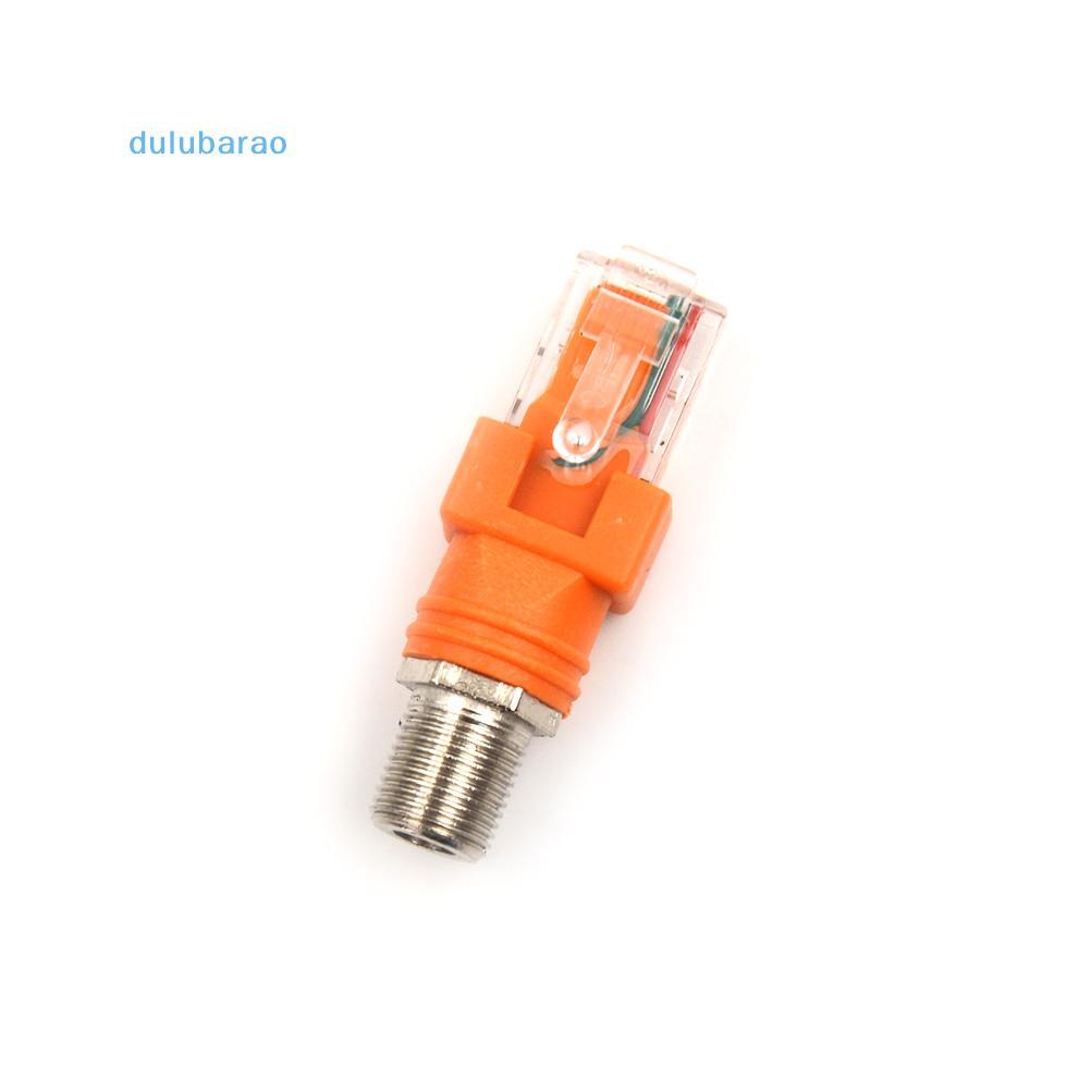 [DUL] Bộ chuyển đổi khớp nối thùng đồng trục F Female sang RJ45 mới RJ45 sang RF Connector AO