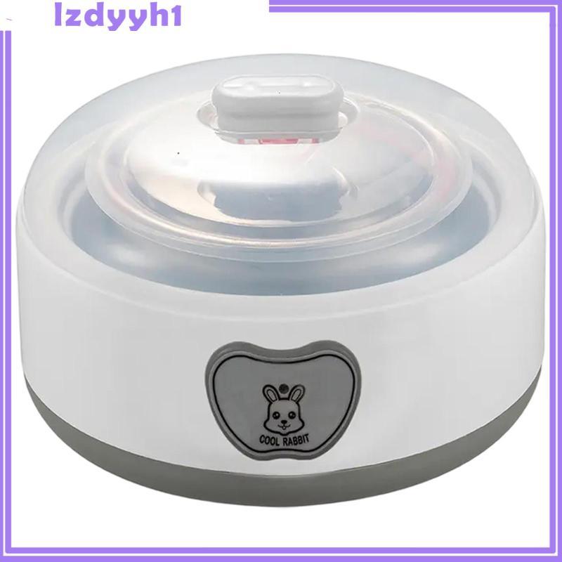 Máy làm sữa chua Hy Lạp nhỏ gọn Hẹn giờ có thể điều chỉnh lên men bằng thép không gỉ để nấu sữa chua tự chế